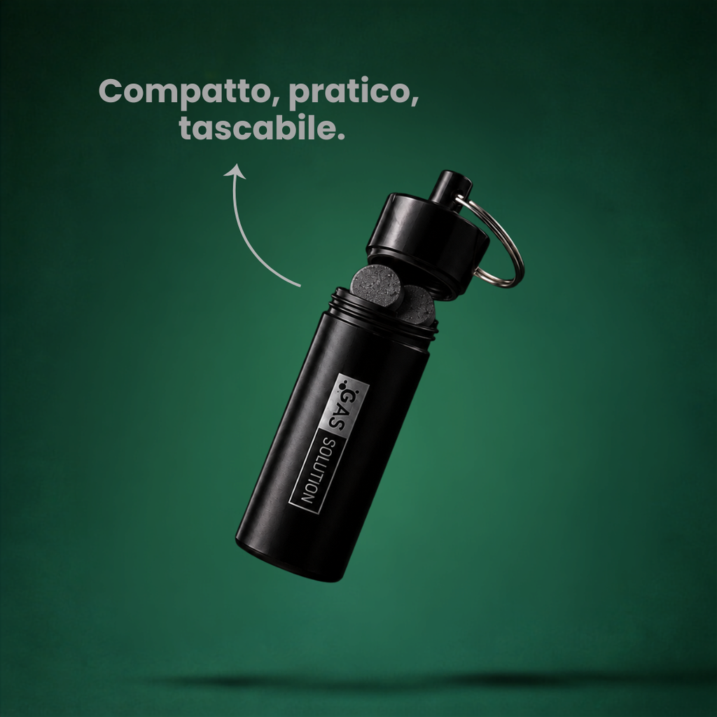 Gas Solution – Digestione e gas intestinali · Portapillole con 10 compresse