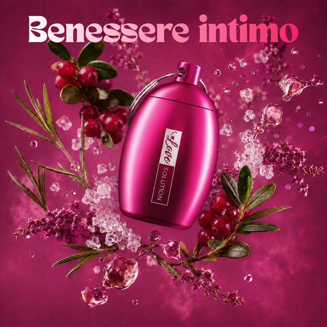 LoveSolution – Benessere delle vie urinarie · Portapillole con 6 compresse