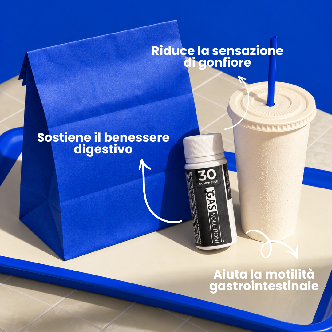 Gas Solution – Digestione e gas intestinali · Refill 30 compresse