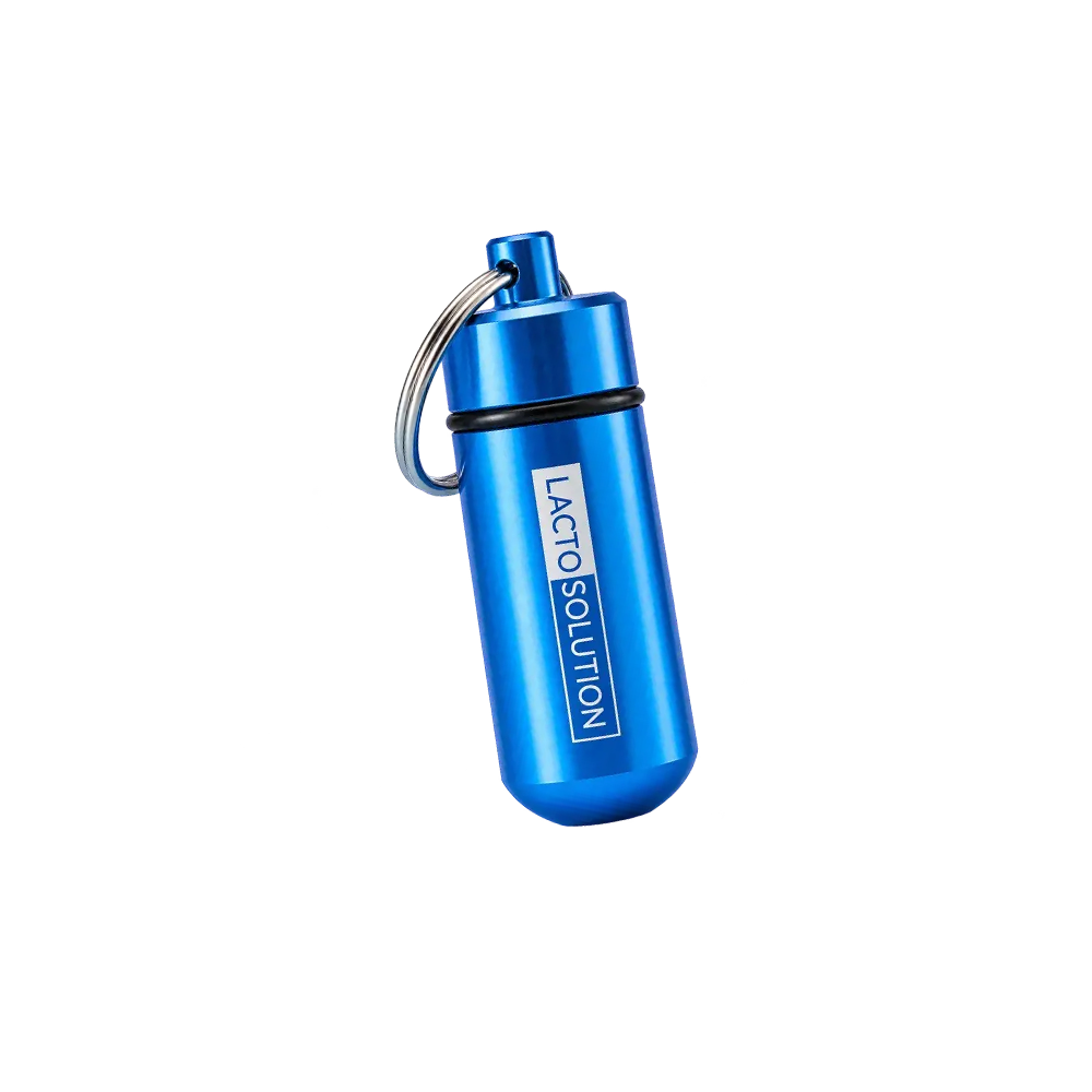 Lactosolution 15000 – Lattasi per intolleranti al lattosio · Portapillole con 15 compresse